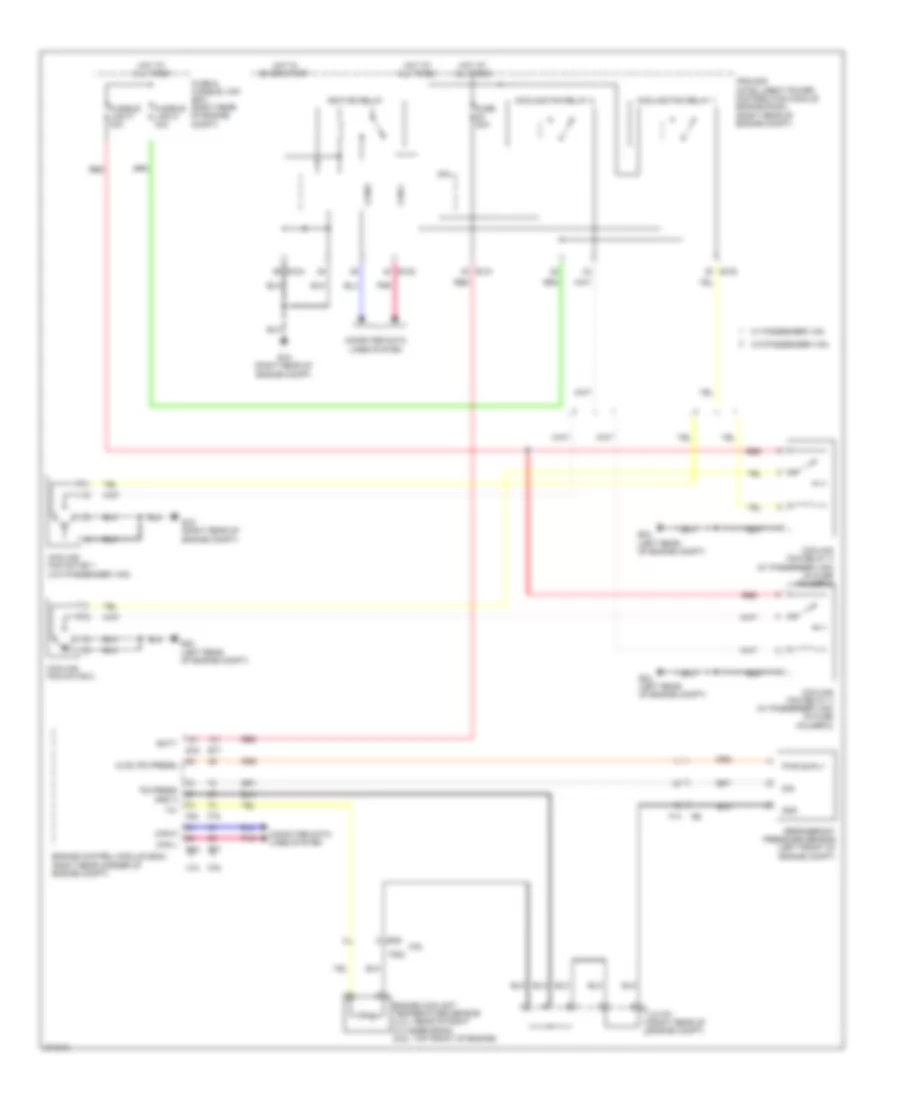 Cooling Fan Wiring Diagram for Nissan NVS 2013 1500