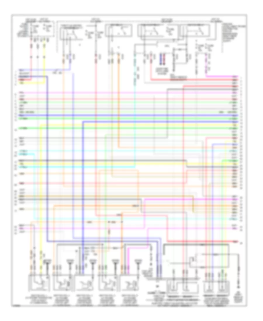 4.0L, Engine Performance Wiring Diagram (2 of 4) for Nissan NV1500 S 2013