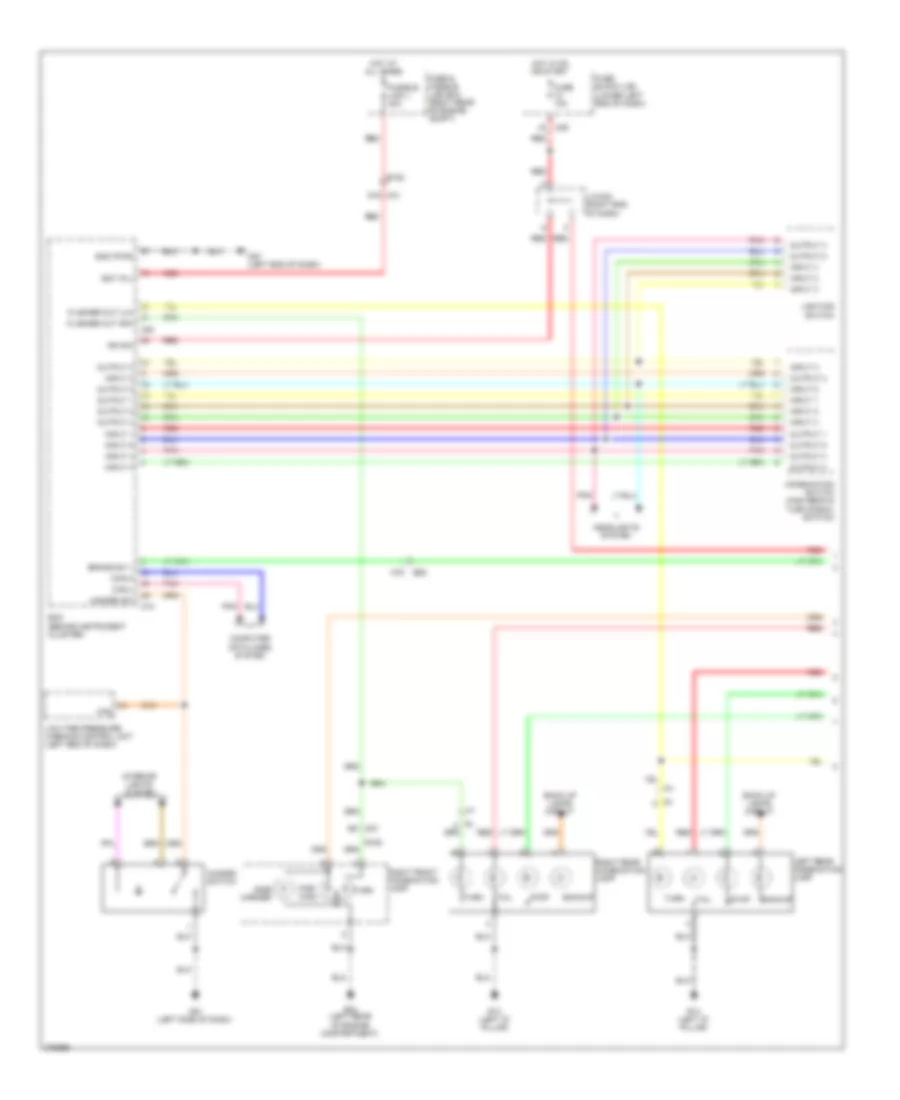 Exterior Lamps Wiring Diagram 1 of 2 for Nissan NVS 2013 1500