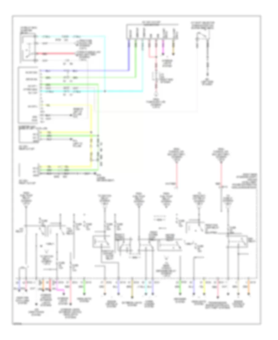 Power Distribution Wiring Diagram (3 of 3) for Nissan NV1500 S 2013