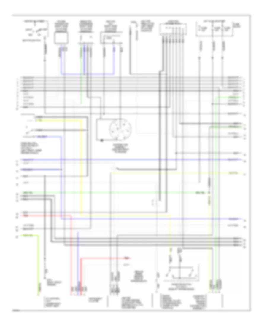 3.0L, Engine Performance Wiring Diagrams (2 of 3) for Nissan Pathfinder LE 1994