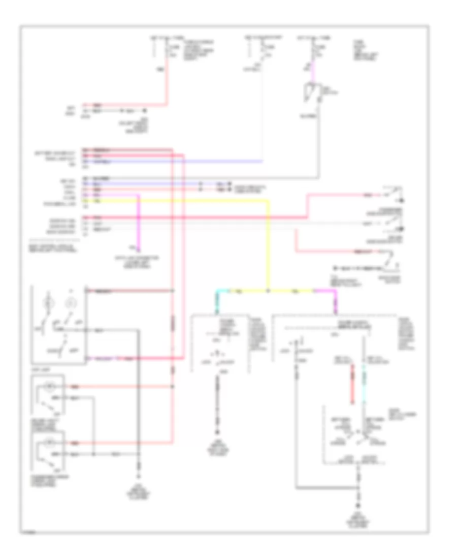 Courtesy Lamps Wiring Diagram for Nissan 350Z 2003