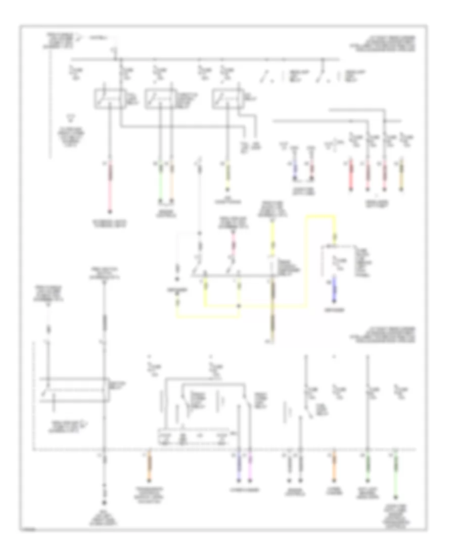 Power Distribution Wiring Diagram (3 of 3) for Nissan 350Z 2003