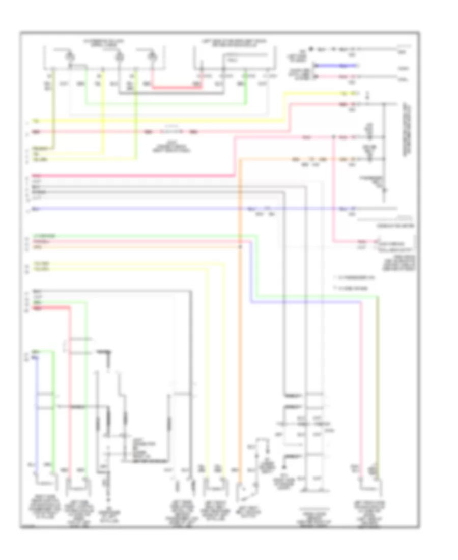 Supplemental Restraints Wiring Diagram (2 of 2) for Nissan NV1500 SV 2013