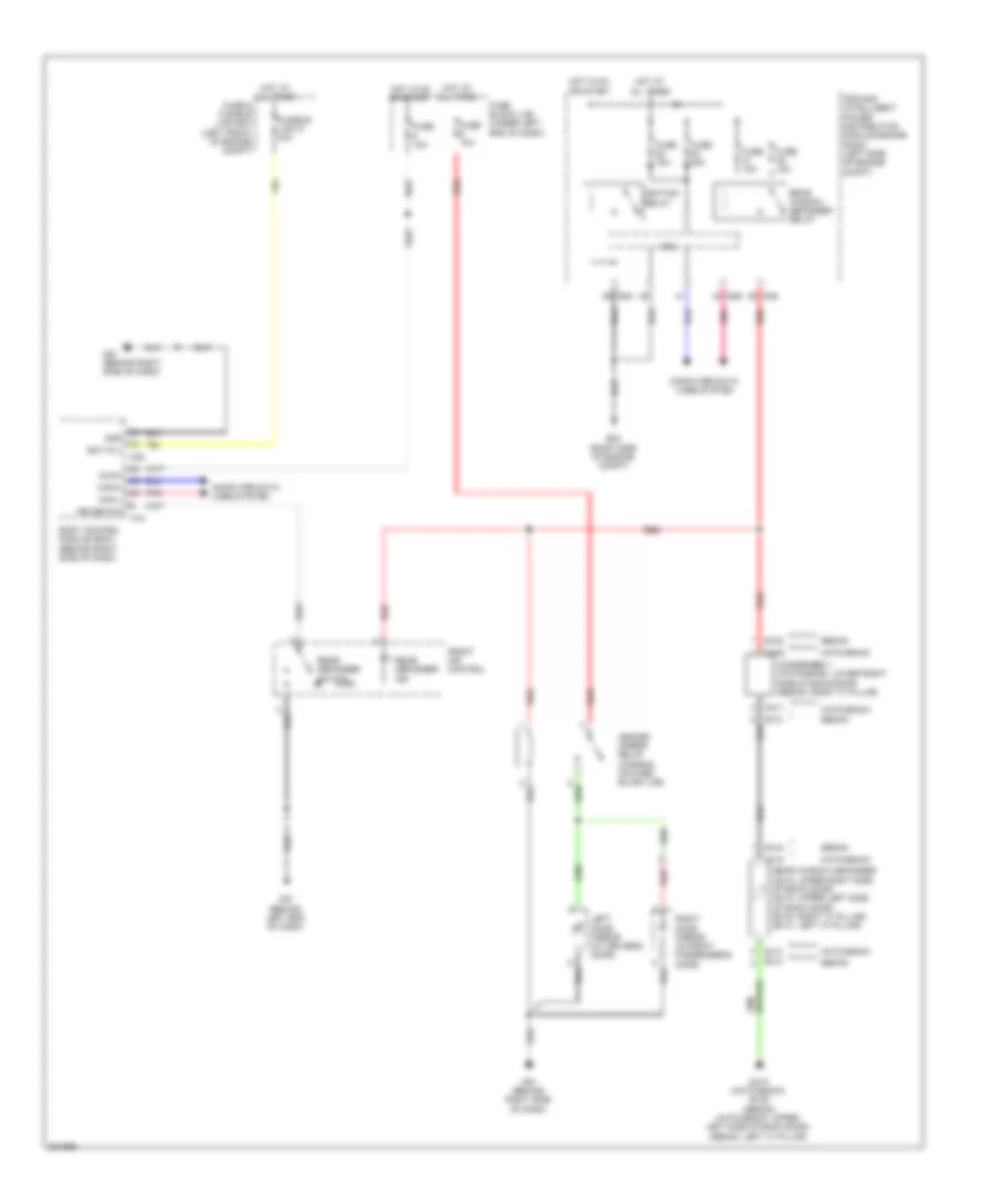 Defoggers Wiring Diagram for Nissan Versa SL 2010