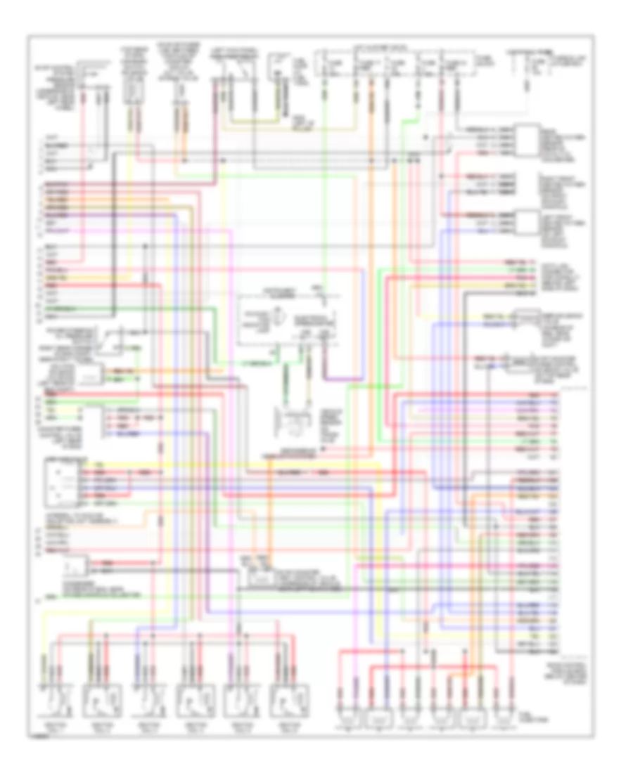 3.0L, Engine Performance Wiring Diagrams (2 of 2) for Nissan Maxima SE 1998