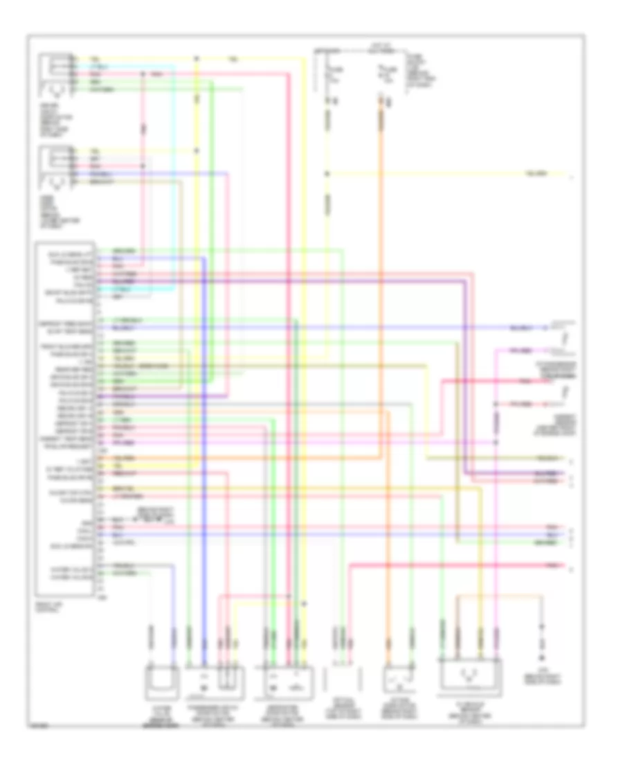 Automatic A C Wiring Diagram 1 of 3 for Nissan Titan SE 2008