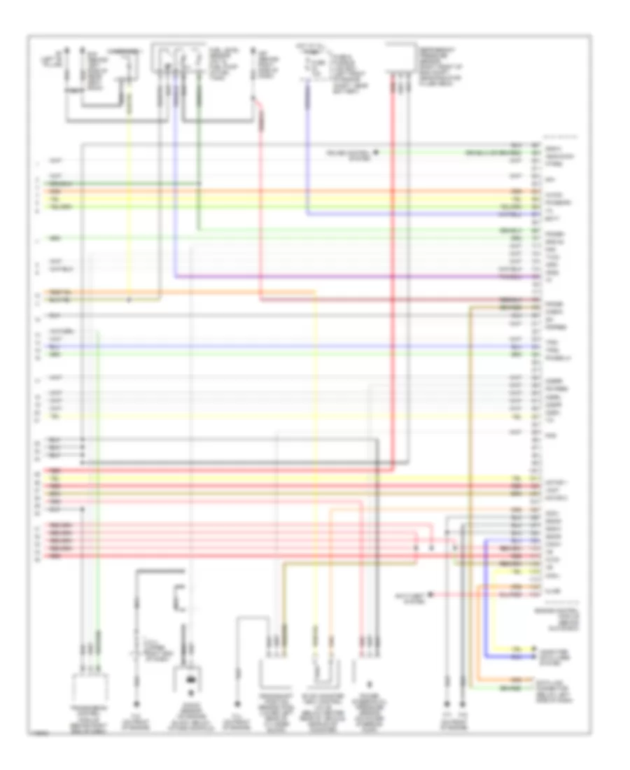 3.5L, Engine Performance Wiring Diagram (4 of 4) for Nissan Altima 2003