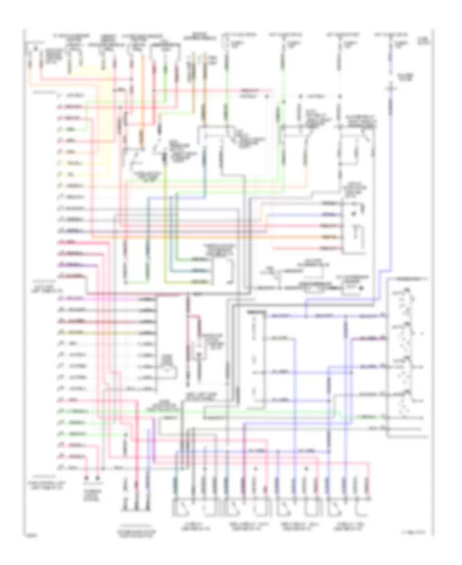 Air Conditioning Wiring Diagrams Auto A C for Nissan Pathfinder XE 1994