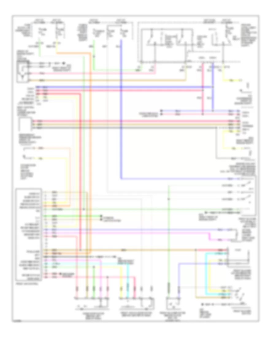 Manual AC Wiring Diagram for Nissan Frontier LE 2006