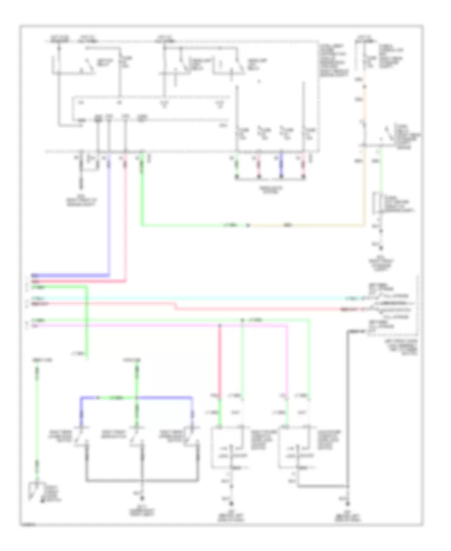 Forced Entry Wiring Diagram 2 of 2 for Nissan Frontier LE 2006