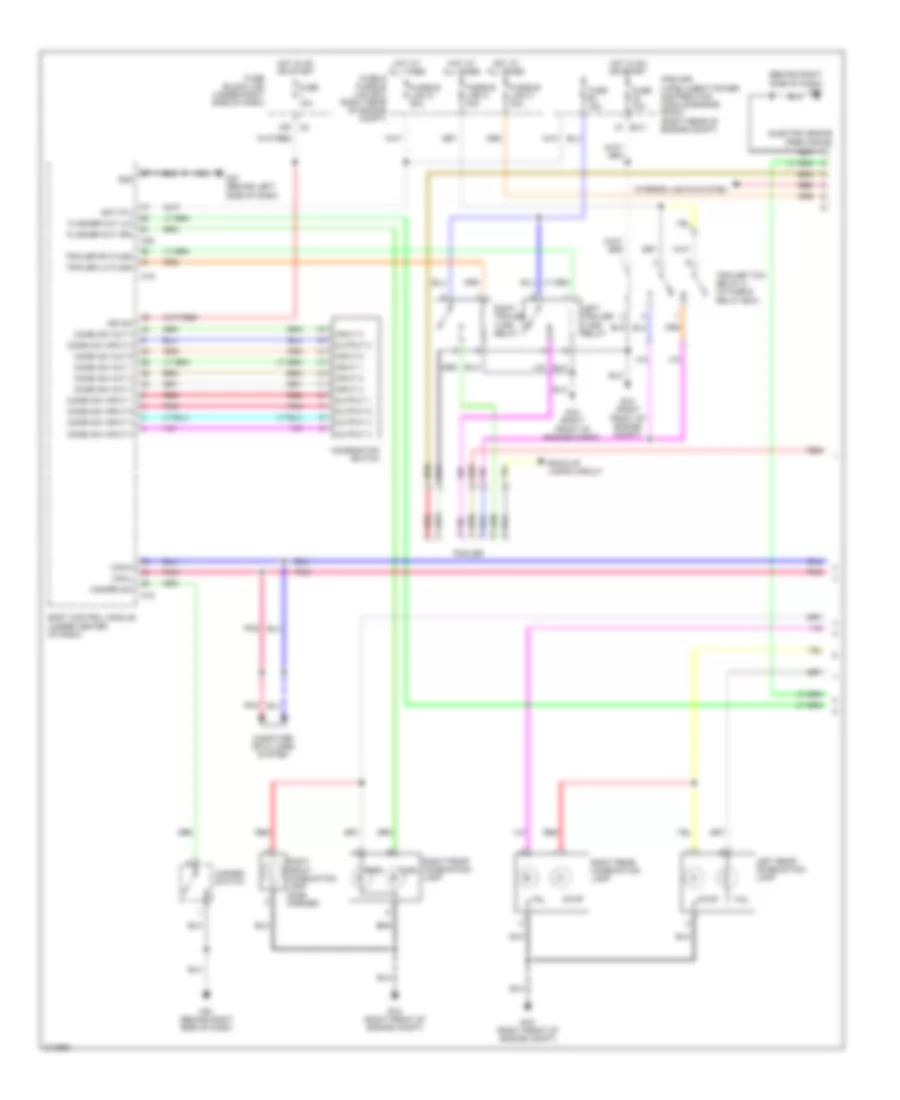 Exterior Lamps Wiring Diagram 1 of 2 for Nissan Frontier LE 2006