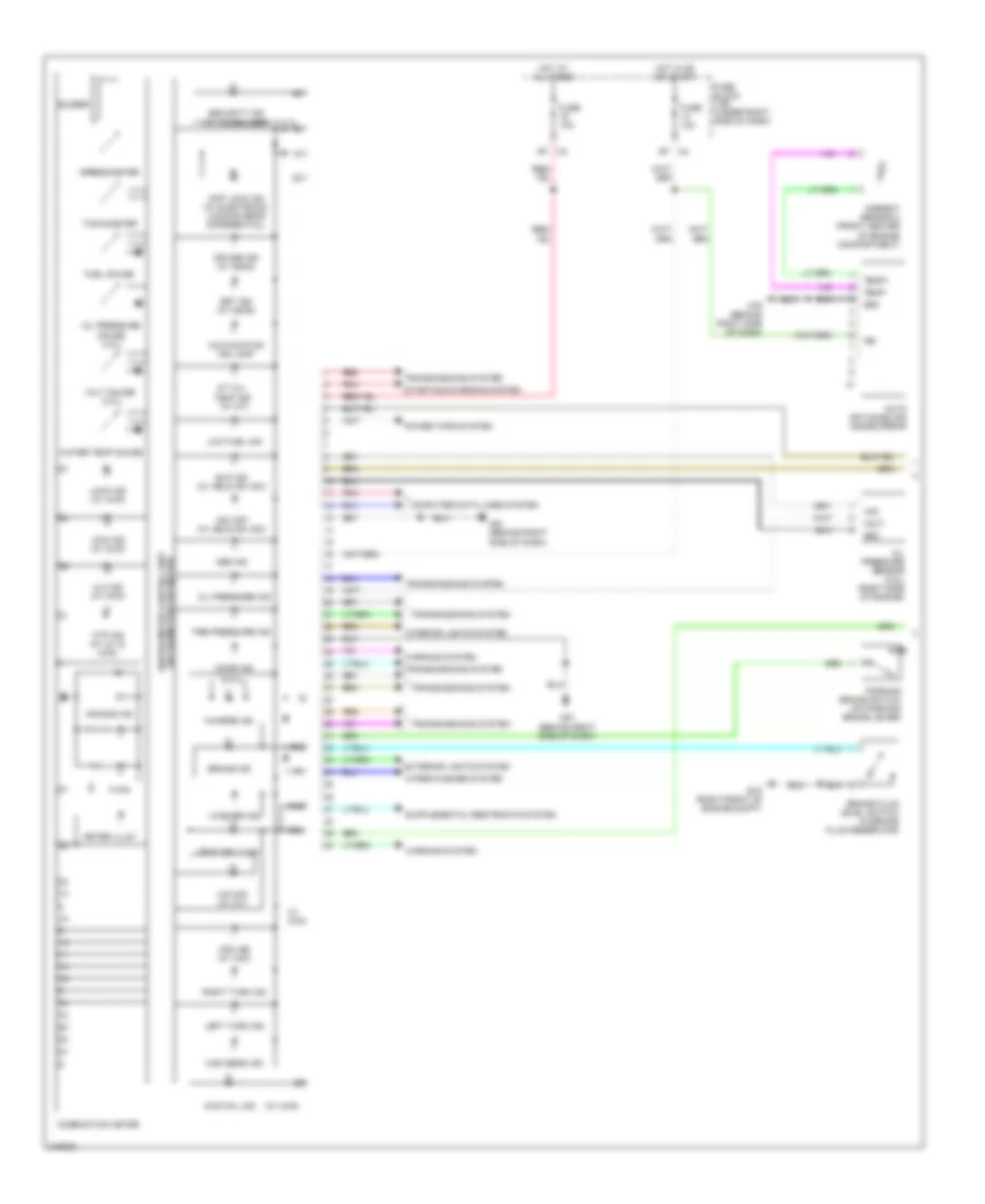 Instrument Cluster Wiring Diagram 1 of 2 for Nissan Frontier LE 2006