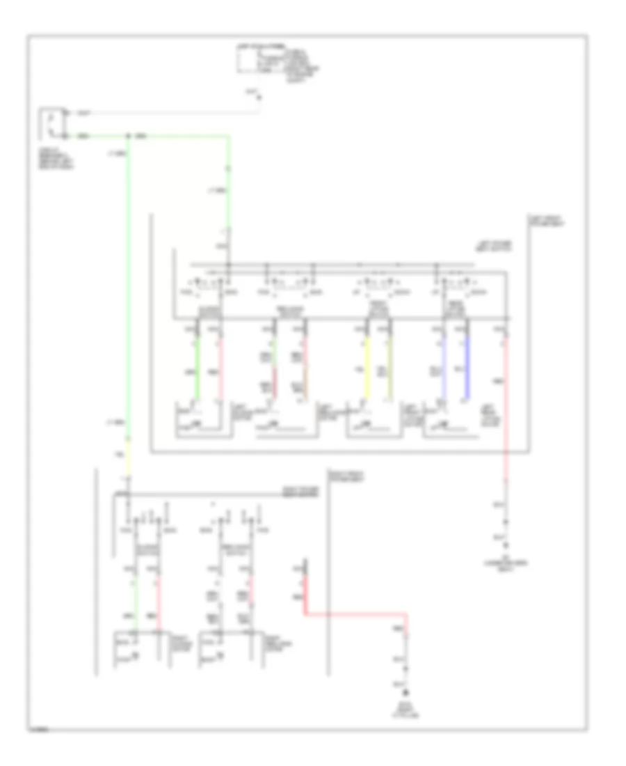 Power Seat Wiring Diagram for Nissan Frontier LE 2006