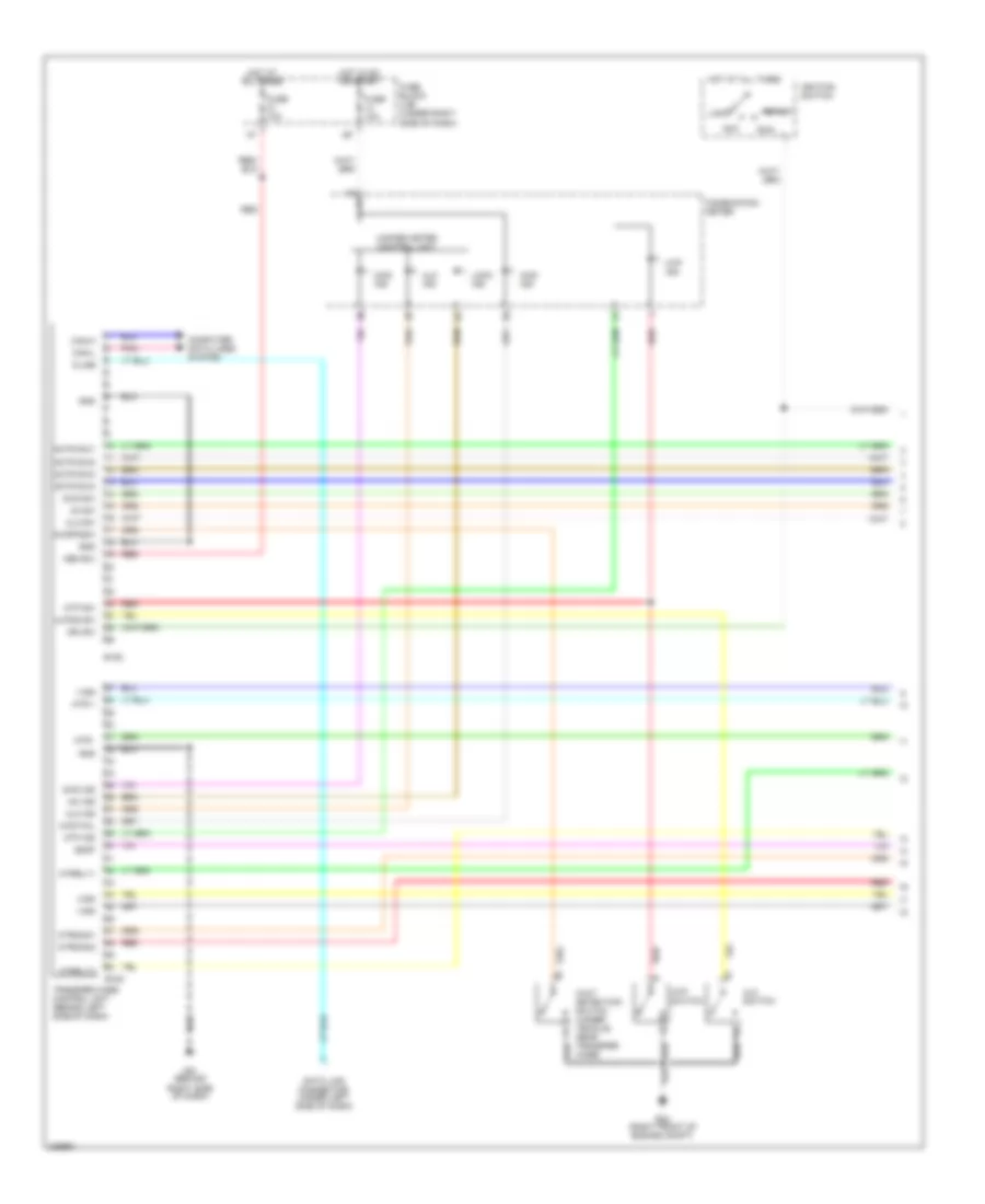 4WD Wiring Diagram A T 1 of 2 for Nissan Frontier LE 2006