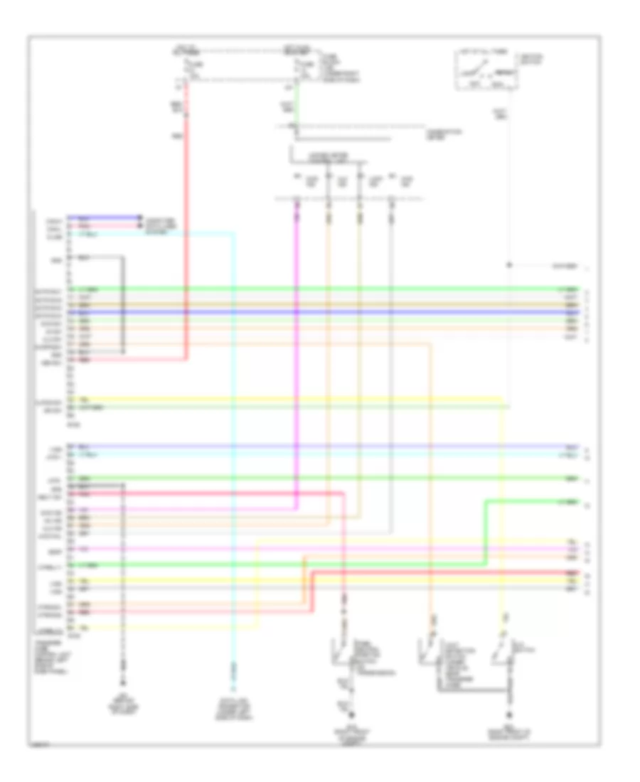 4WD Wiring Diagram M T 1 of 2 for Nissan Frontier LE 2006