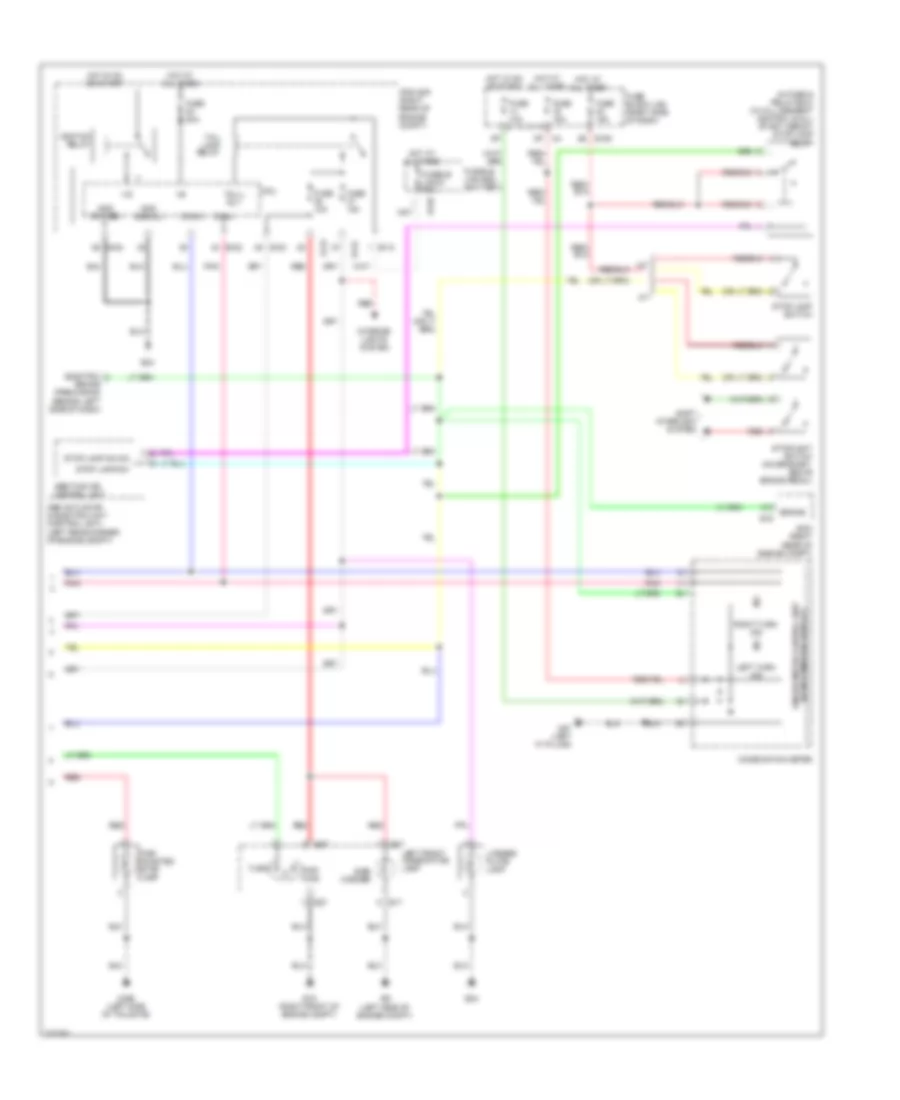 Exterior Lamps Wiring Diagram 2 of 2 for Nissan Xterra Off Road 2010