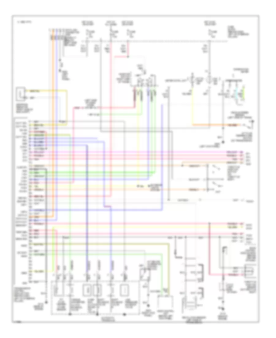 A T Wiring Diagram for Nissan Pathfinder LE 1998