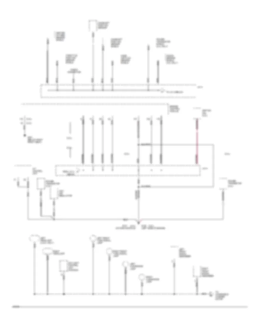 Ground Distribution Wiring Diagram 1 of 4 for Nissan Pickup 1994