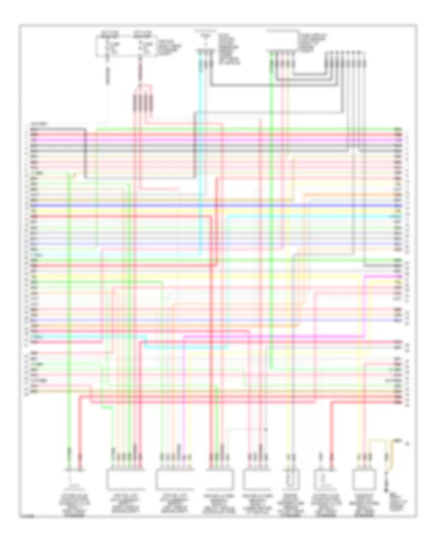 4.0L, Engine Performance Wiring Diagram (3 of 4) for Nissan Frontier Nismo 2006