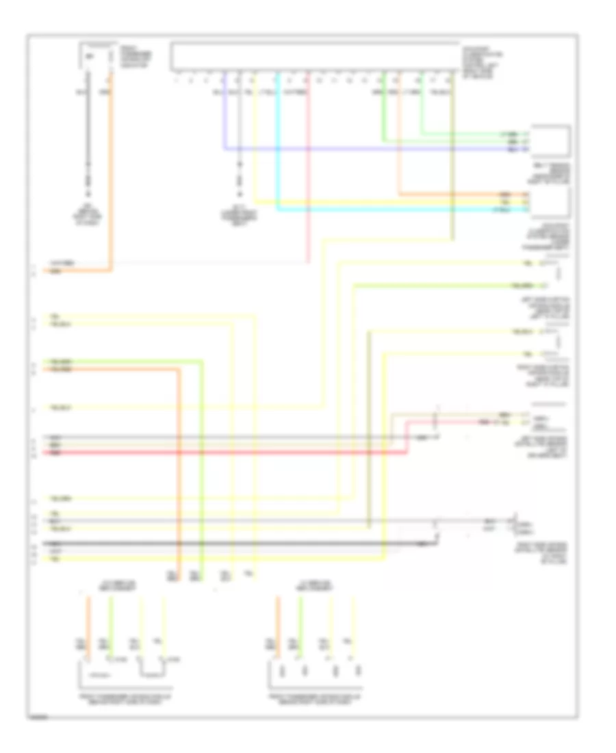 Supplemental Restraints Wiring Diagram (2 of 2) for Nissan Xterra S 2010