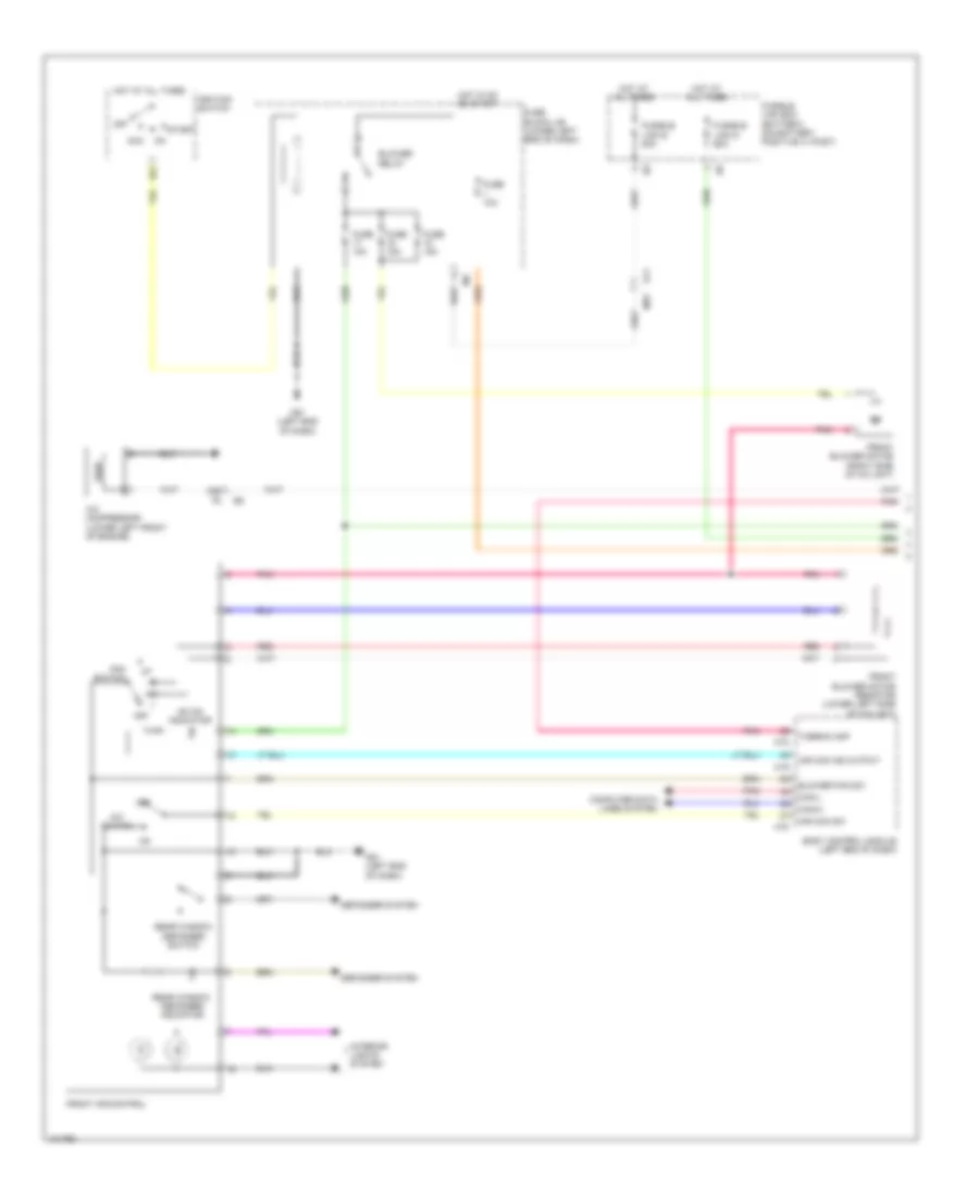 Manual A C Wiring Diagram 1 of 2 for Nissan NV200 SV 2013