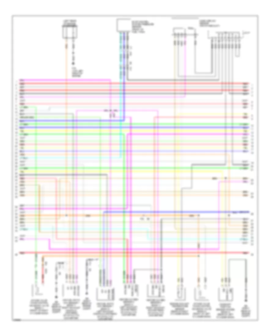 4.0L, Engine Performance Wiring Diagram (3 of 4) for Nissan NV2500 HD S 2013