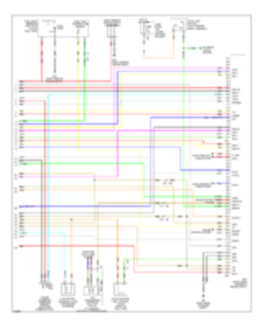 4.0L, Engine Performance Wiring Diagram (4 of 4) for Nissan NV2500 HD S 2013