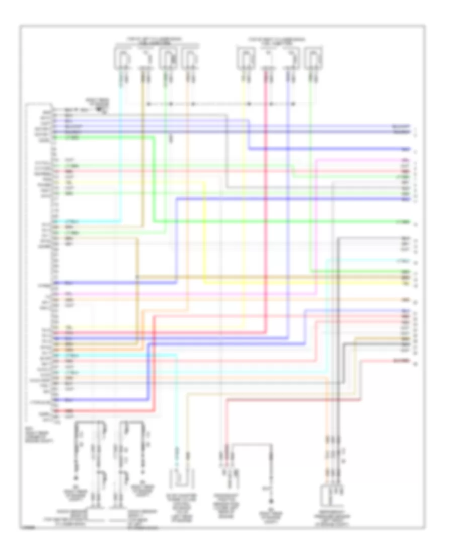 5.6L, Engine Performance Wiring Diagram (1 of 5) for Nissan NV2500 HD S 2013