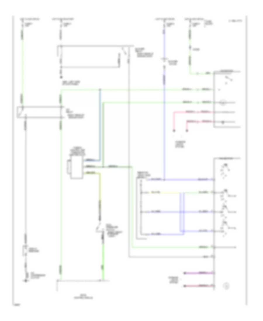 Air Conditioning Wiring Diagrams Manual A C for Nissan Pickup XE 1994
