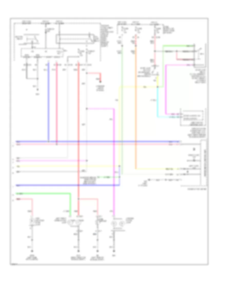 Exterior Lamps Wiring Diagram 2 of 2 for Nissan Xterra Off Road 2008