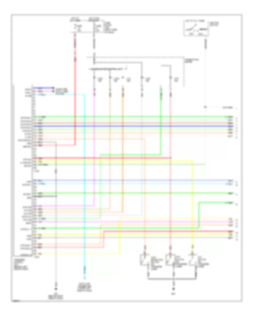4WD Wiring Diagram A T 1 of 2 for Nissan Xterra Off Road 2008