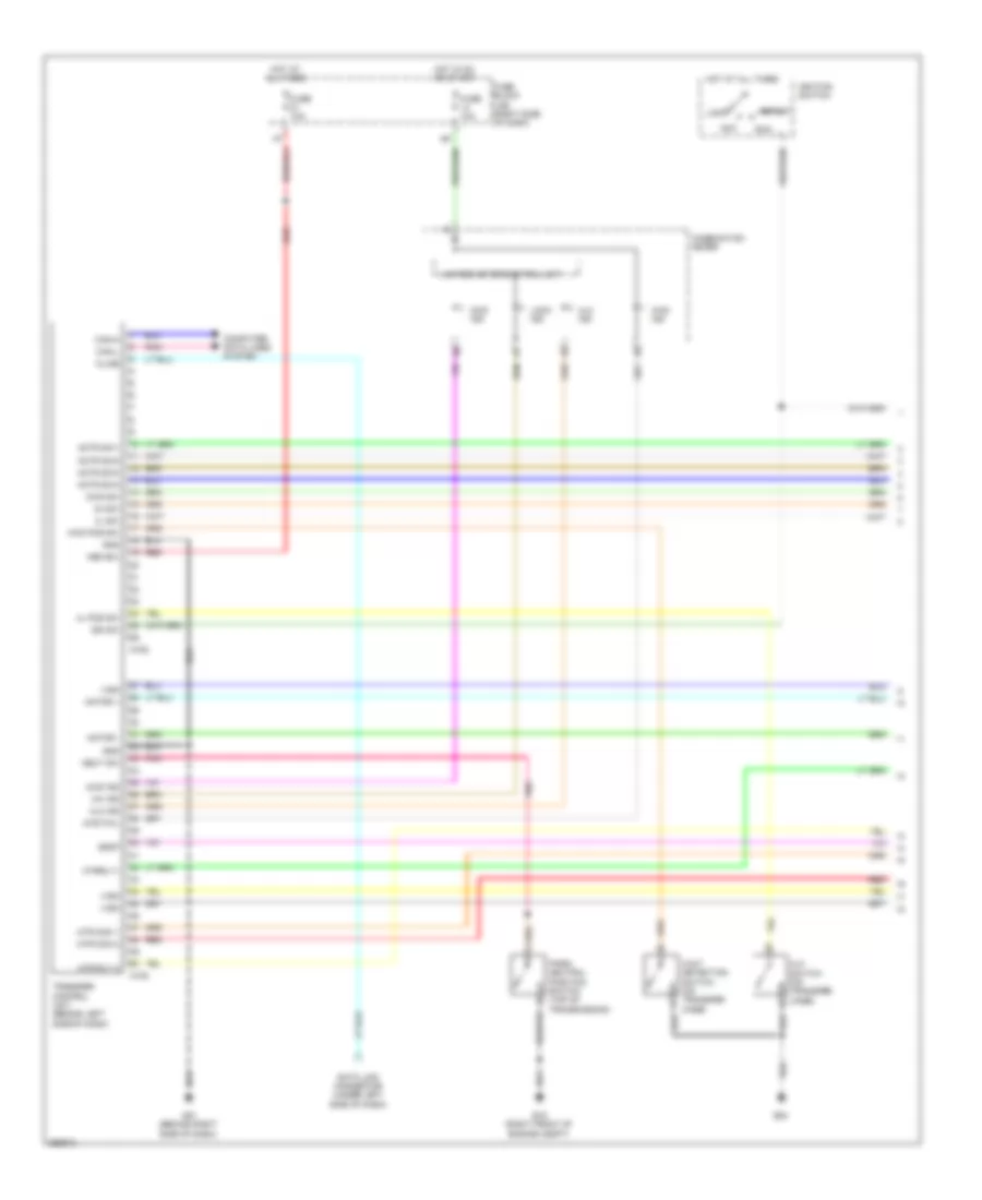 4WD Wiring Diagram, MT (1 of 2) for Nissan Xterra Off Road 2008