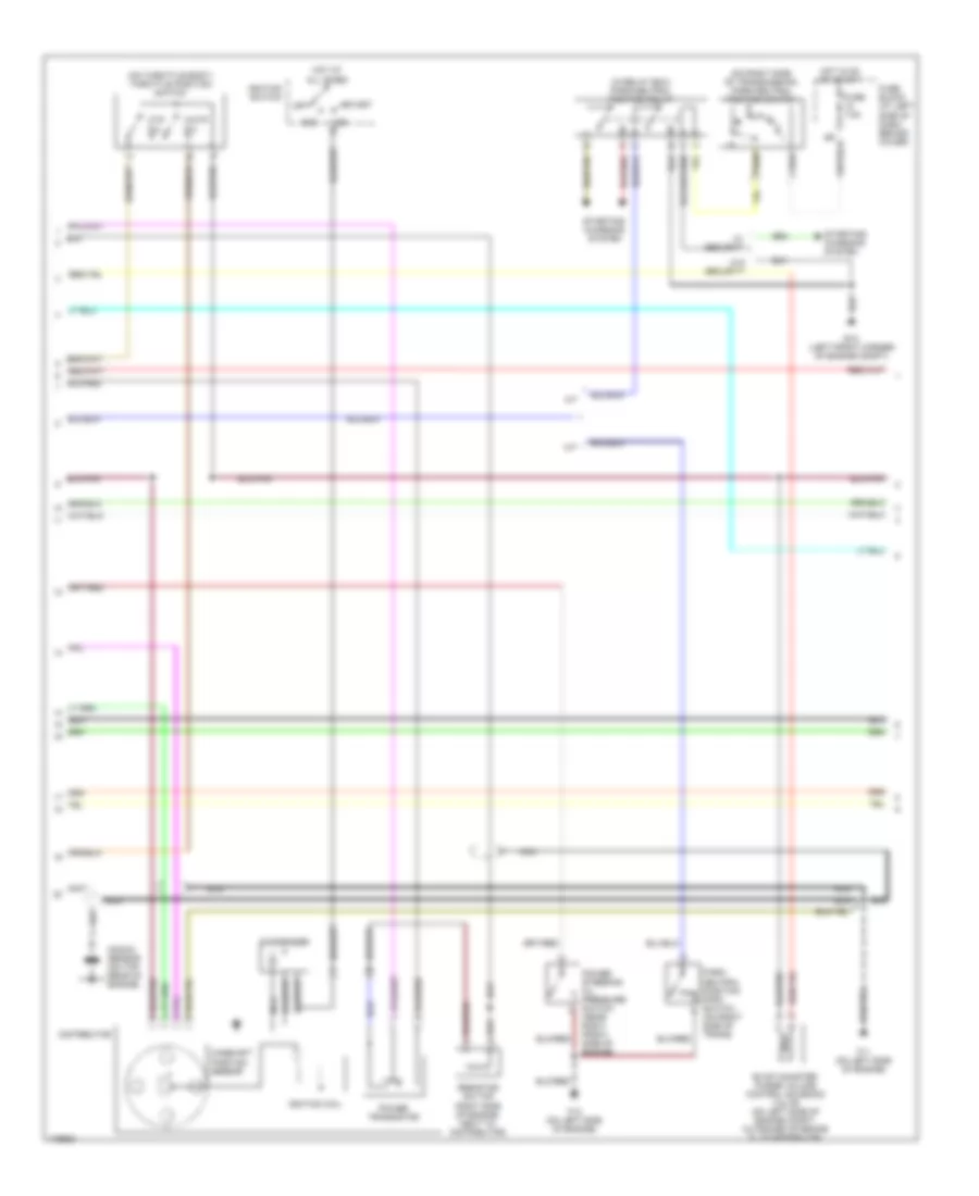 3 3L Engine Performance Wiring Diagram 2 of 3 for Nissan Frontier 2003