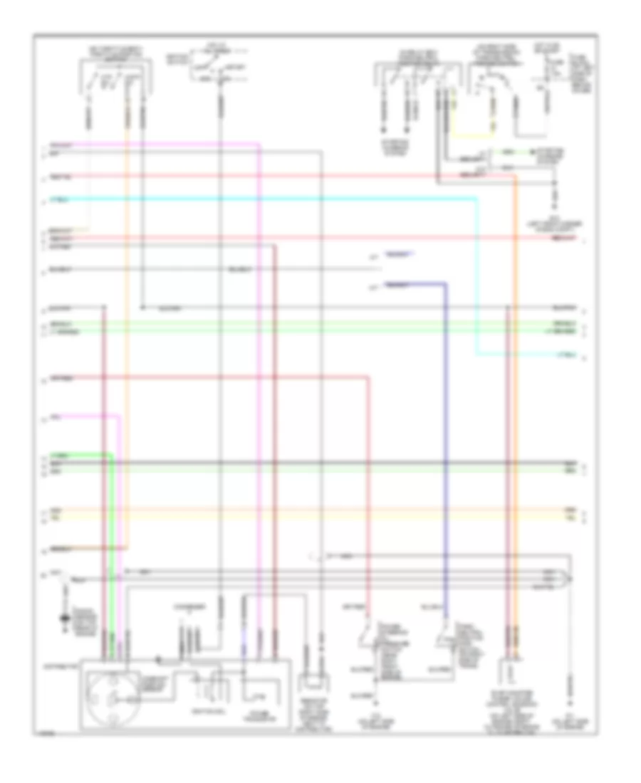 3.3L SC, Engine Performance Wiring Diagram (2 of 3) for Nissan Frontier 2003