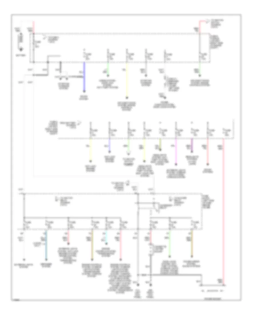 2 4L Power Distribution Wiring Diagram 1 of 2 for Nissan Frontier 2003