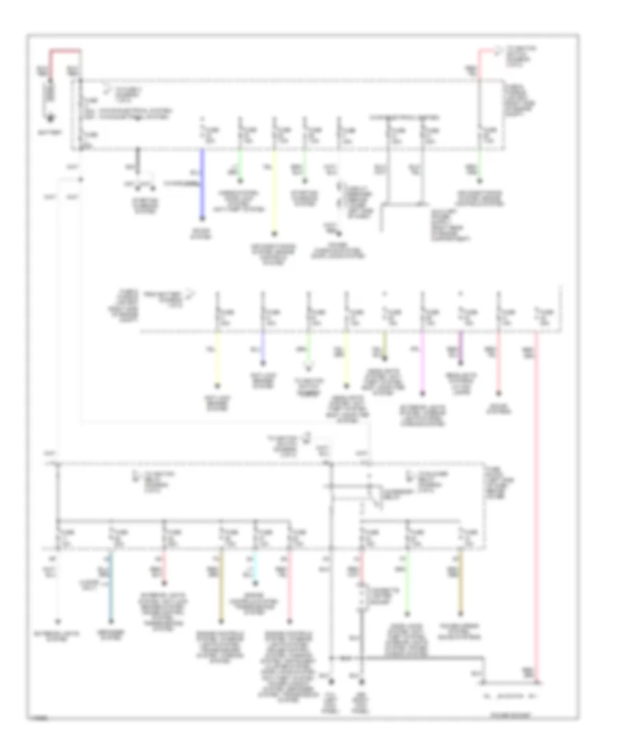 3 3L Power Distribution Wiring Diagram 1 of 2 for Nissan Frontier 2003