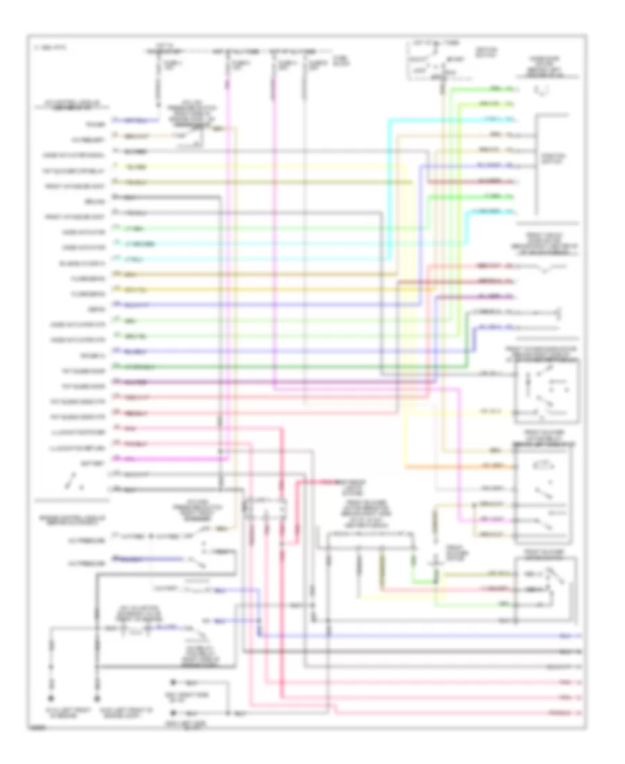 Air Conditioning Wiring Diagrams 1 of 2 for Nissan Quest GXE 1994