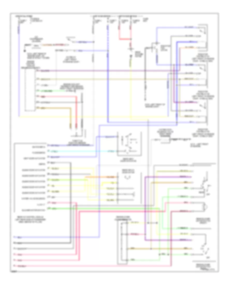 Air Conditioning Wiring Diagrams 2 of 2 for Nissan Quest GXE 1994