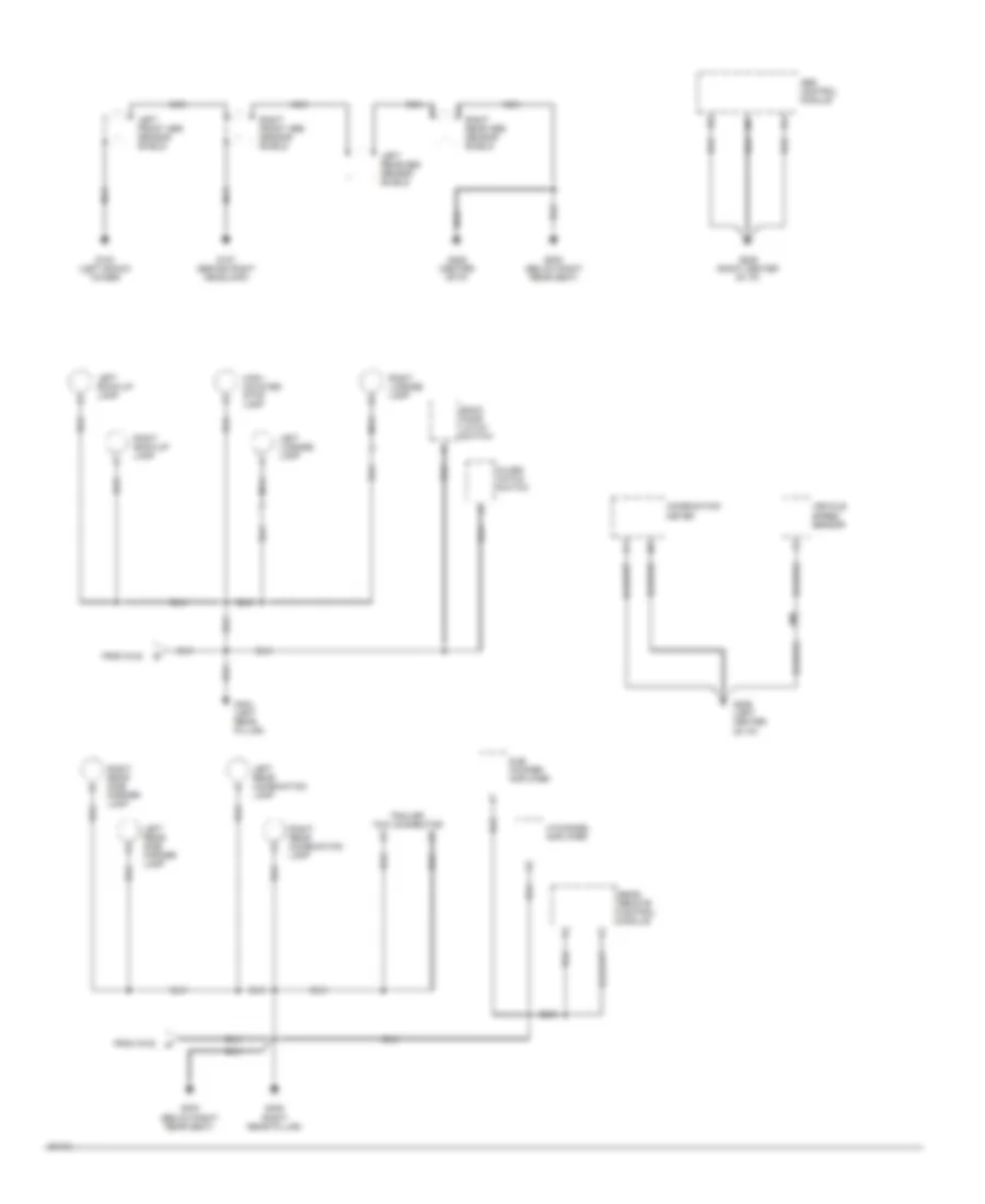 Ground Distribution Wiring Diagram (3 of 3) for Nissan Quest GXE 1994