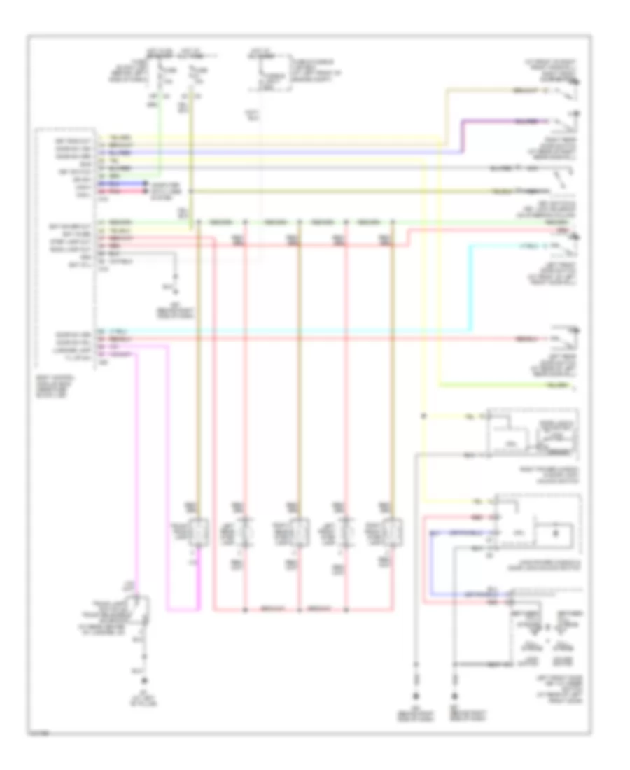 Courtesy Lamps Wiring Diagram 1 of 2 for Nissan Maxima SE 2006