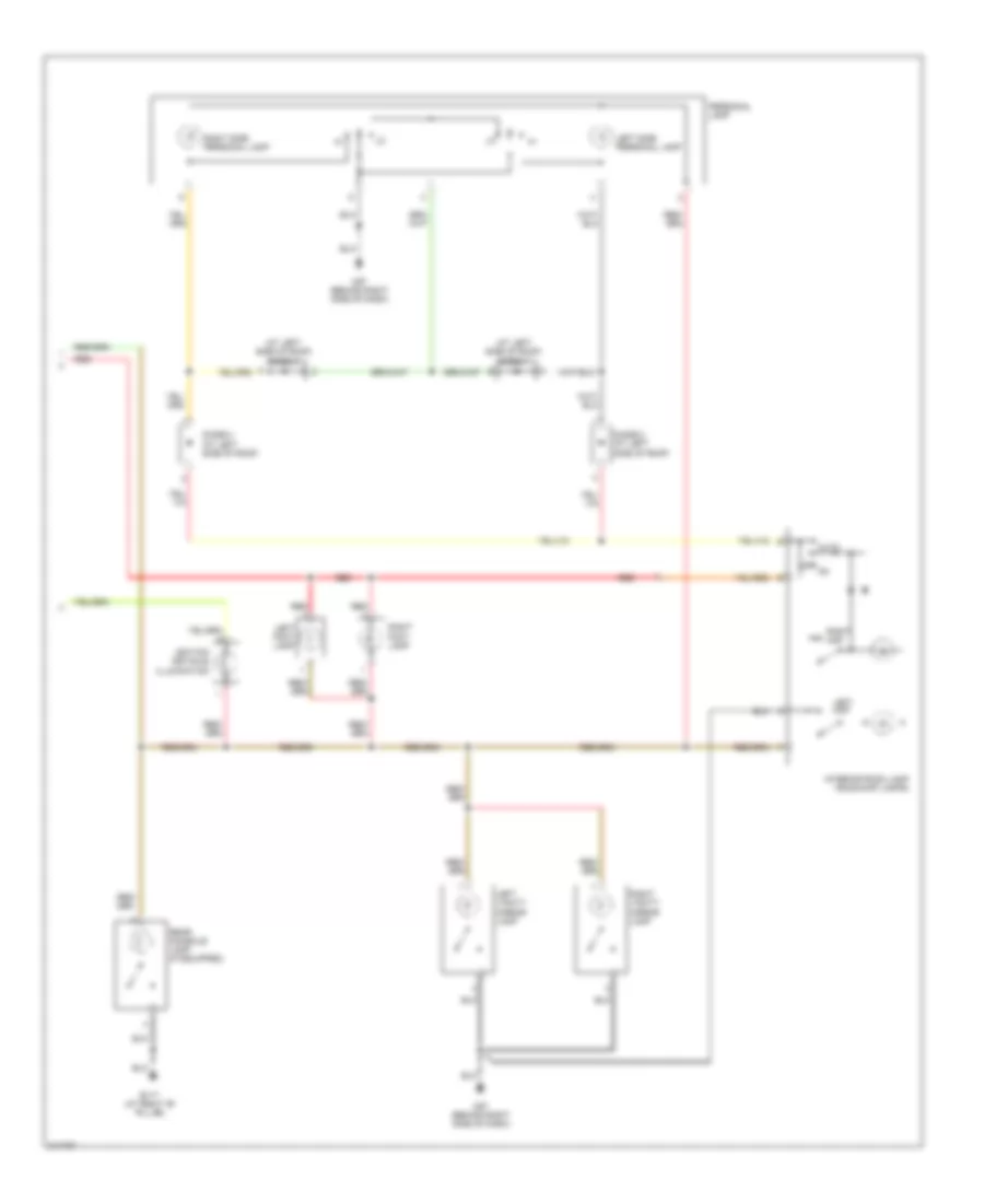 Courtesy Lamps Wiring Diagram 2 of 2 for Nissan Maxima SE 2006