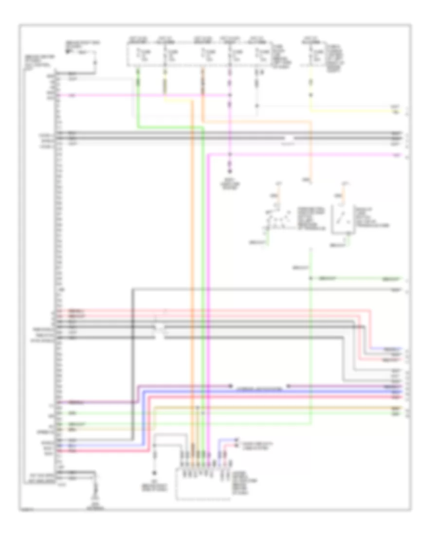 Navigation Wiring Diagram 1 of 2 for Nissan Maxima SE 2006