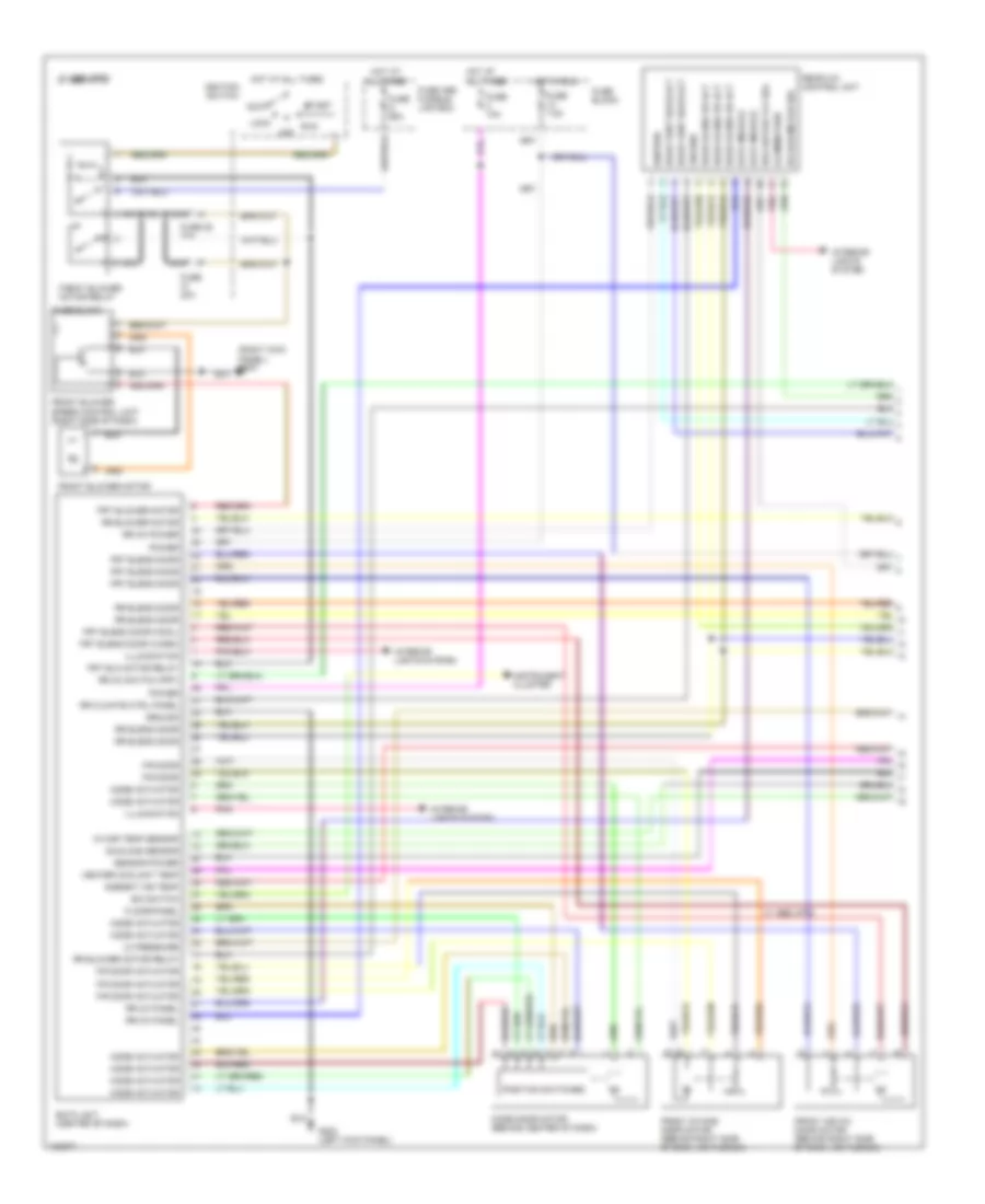 A C Wiring Diagram Auto A C 1 of 2 for Nissan Quest GXE 1998