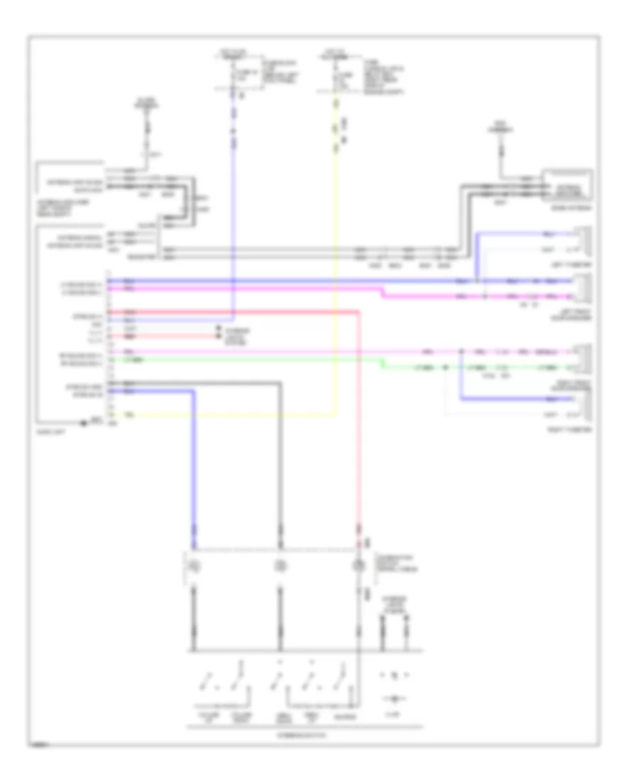 Radio Wiring Diagram Except Bose for Nissan 370Z 2011