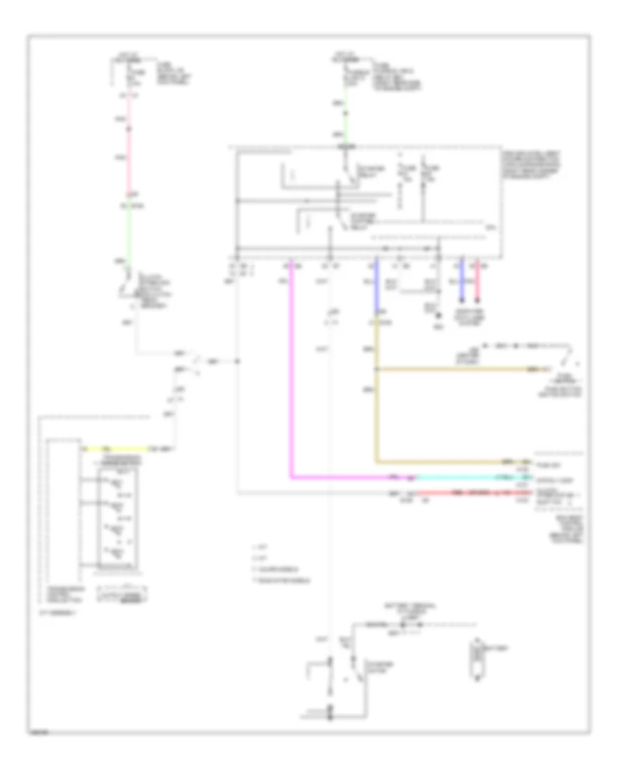 Starting Wiring Diagram for Nissan 370Z 2011