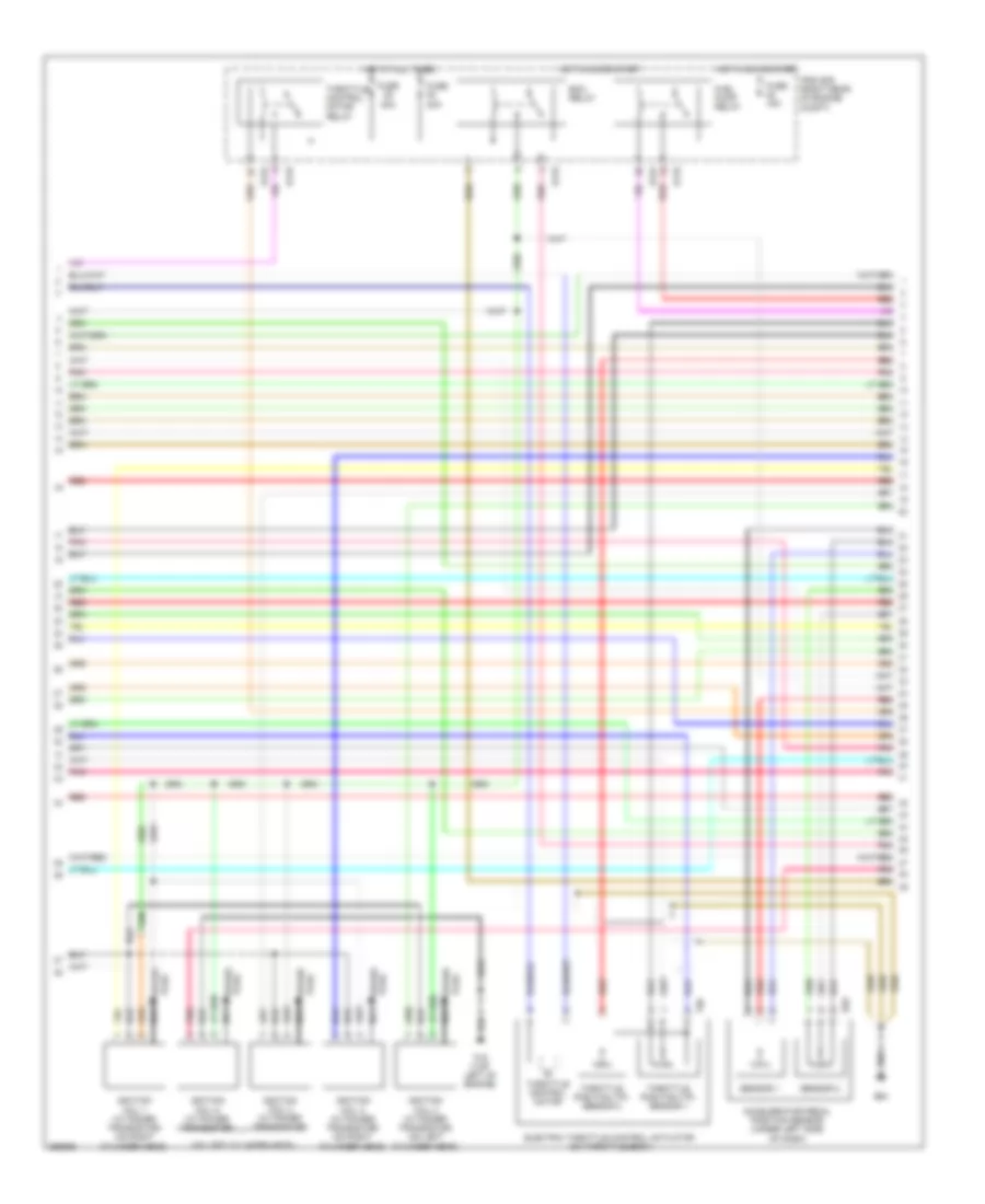 4.0L, Engine Performance Wiring Diagram (2 of 4) for Nissan Xterra S 2008