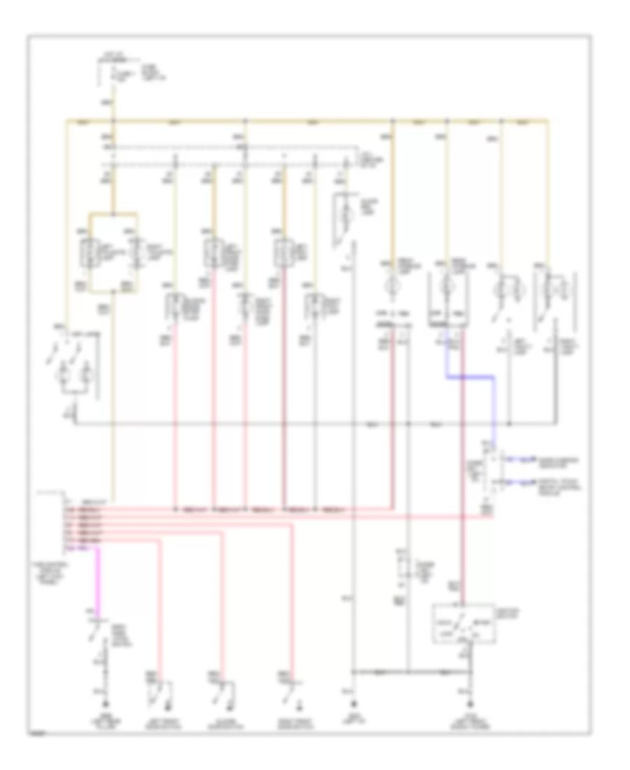 Courtesy Lamps Wiring Diagram for Nissan Quest XE 1994