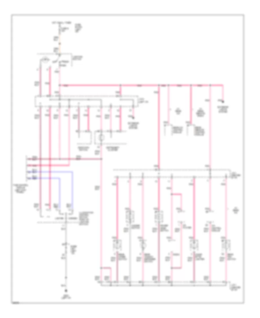 Instrument Illumination Wiring Diagram for Nissan Quest XE 1994