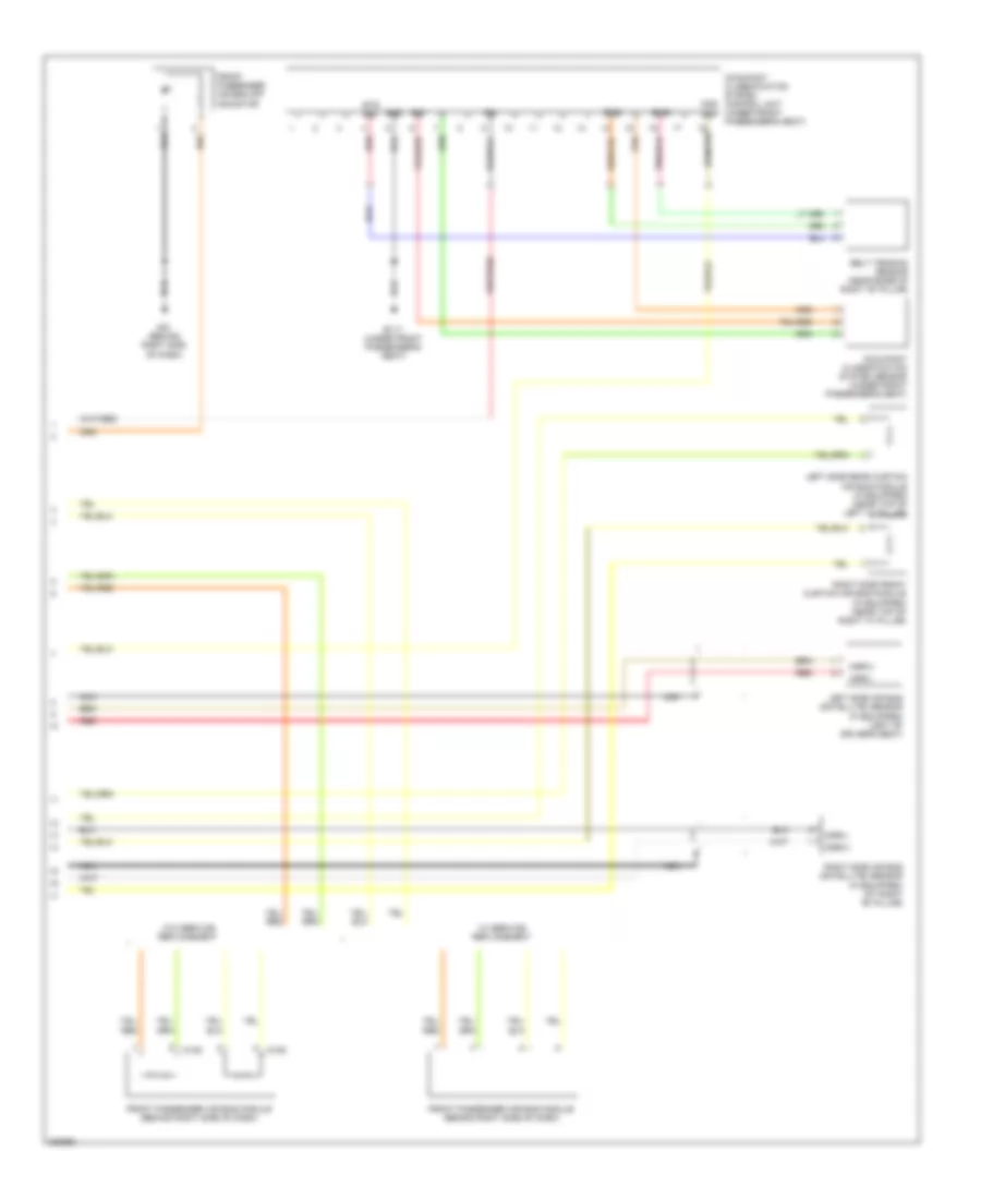 Supplemental Restraints Wiring Diagram (2 of 2) for Nissan Xterra SE 2008